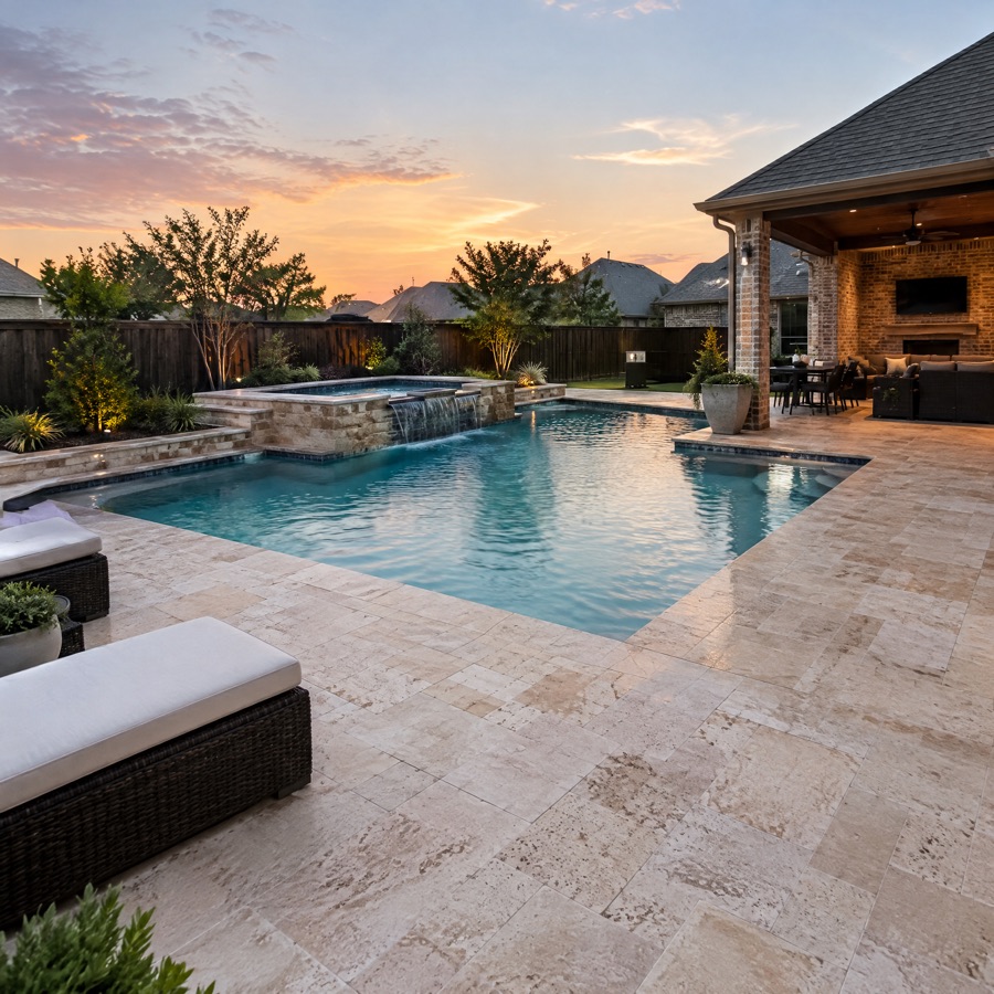 Design inspiration for Travertine Installation in Dallas